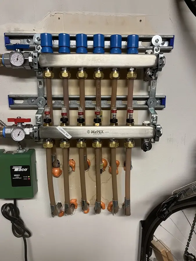 Plumber performing Gas Line Installation at a residential property in Carl Junction